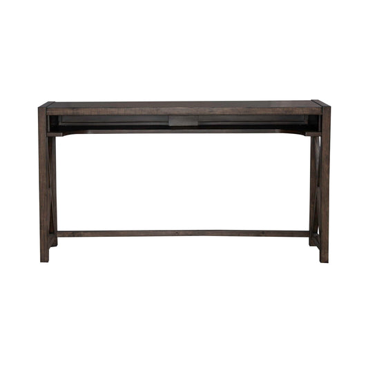 Lennox - Console Bar Table - Dark Brown - Hornell Furniture Outlet
