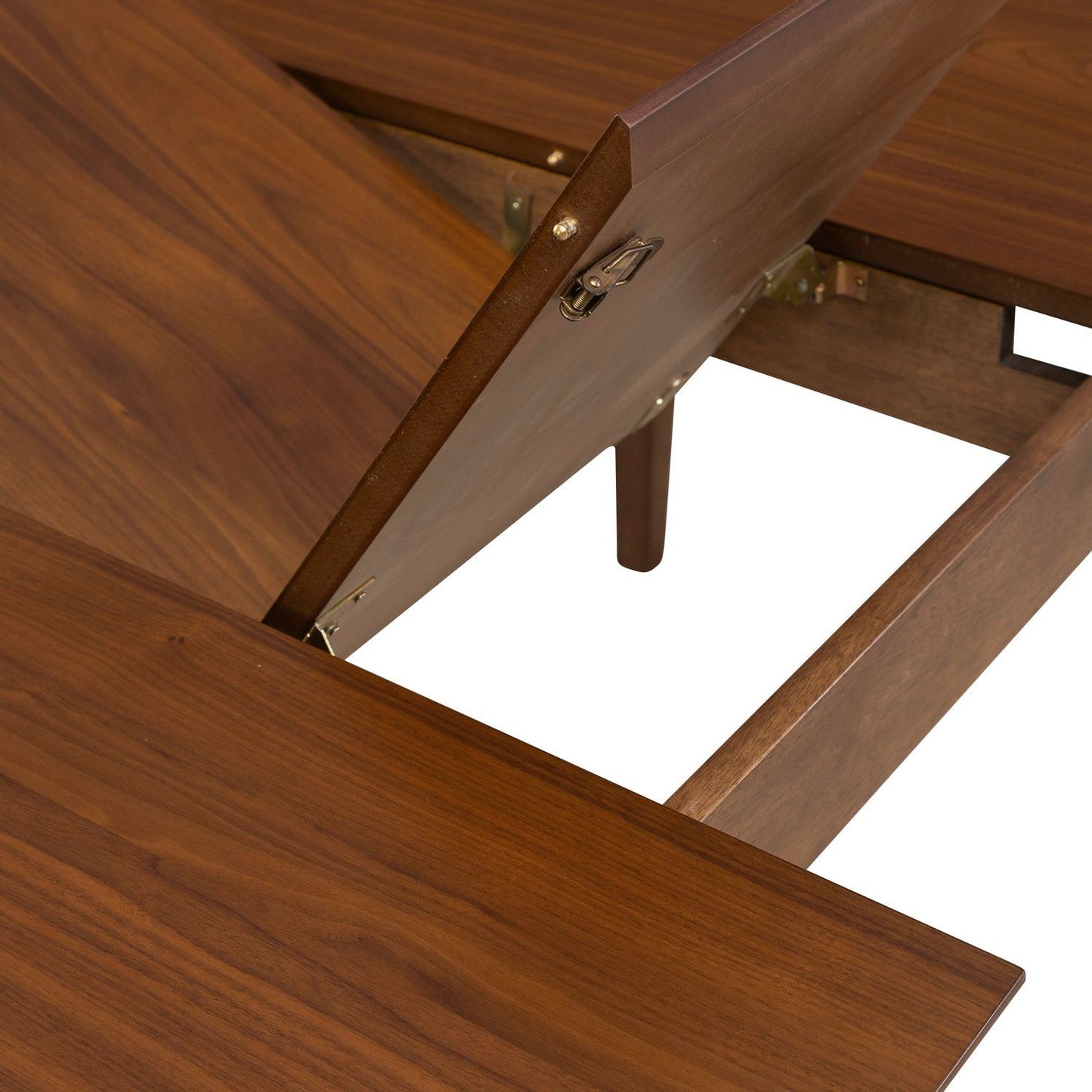 Space Savers - Rectangular Leg Table - Brown - Hornell Furniture Outlet