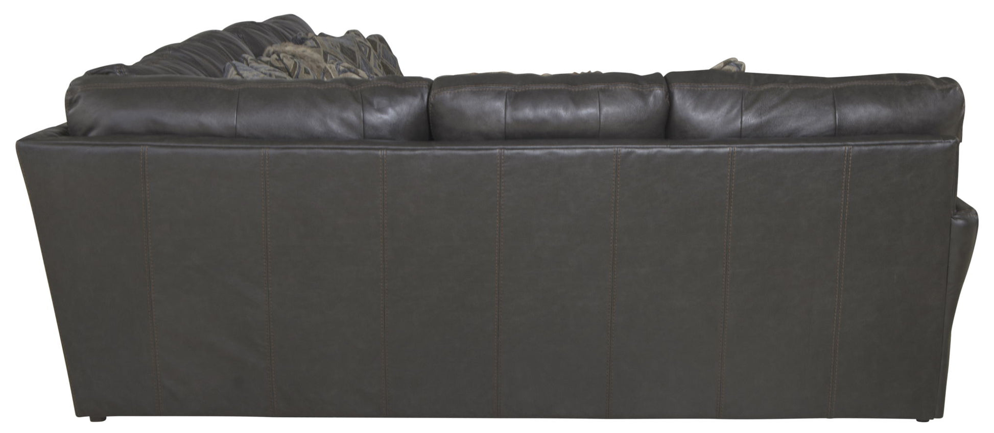 Denali - Italian Leather Match Sectional - Hornell Furniture Outlet