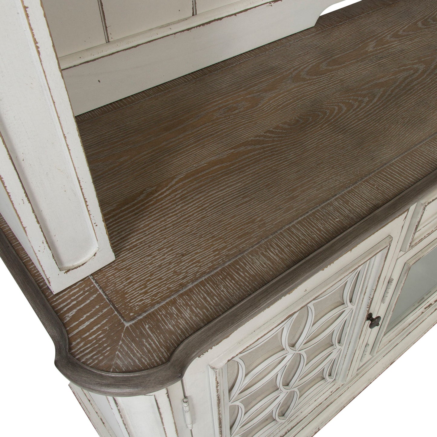 Magnolia Manor - Entertainment Center - White - Hornell Furniture Outlet