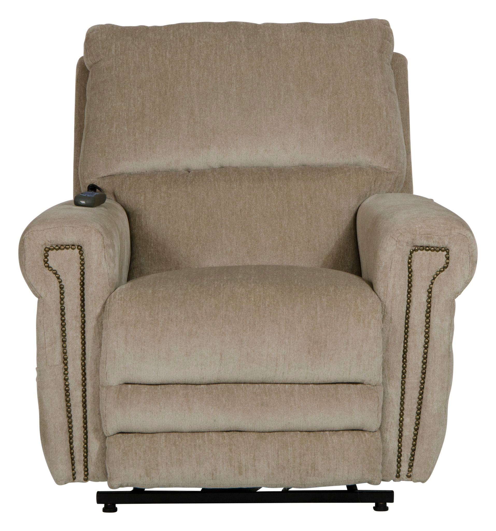 Warner - Power Headrest With Lumbar Power Lay Flat Recliner - Hornell Furniture Outlet