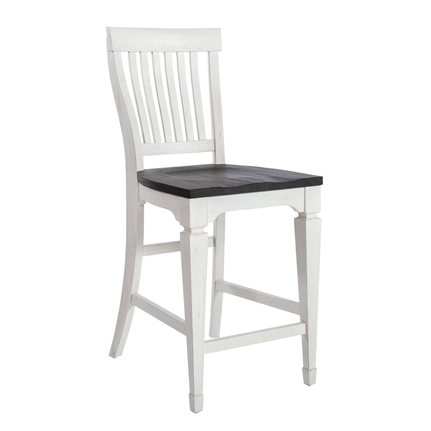 Allyson Park - 5 Piece Gathering Table Set - White - Hornell Furniture Outlet