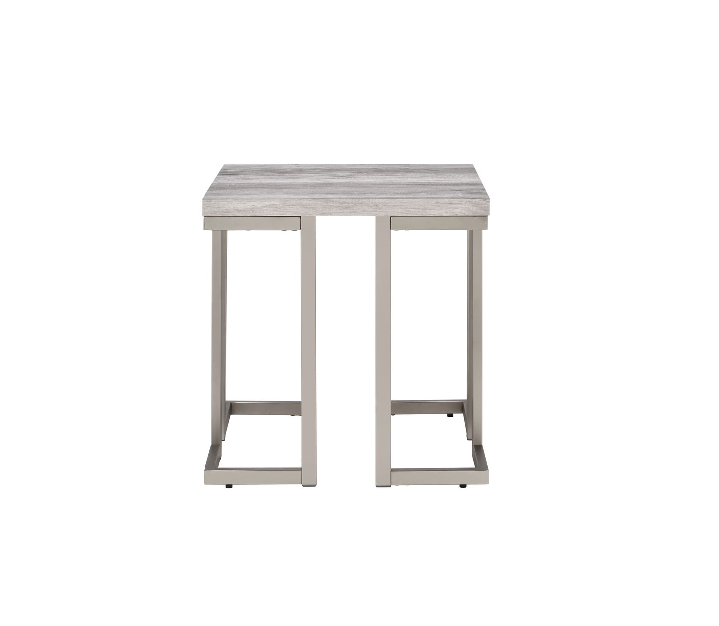 David - End Table - White - Hornell Furniture Outlet