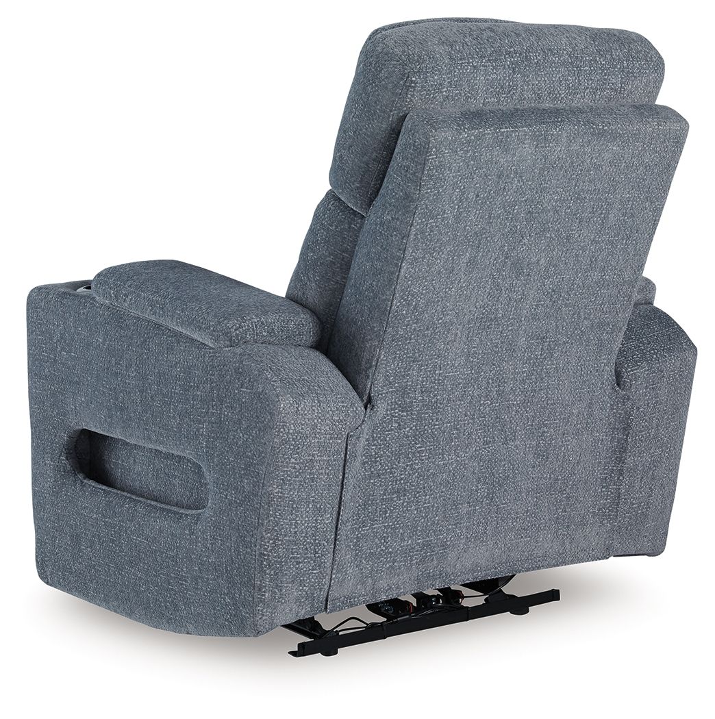 Studio Cave - Steel - Power Recliner - Hornell Furniture Outlet