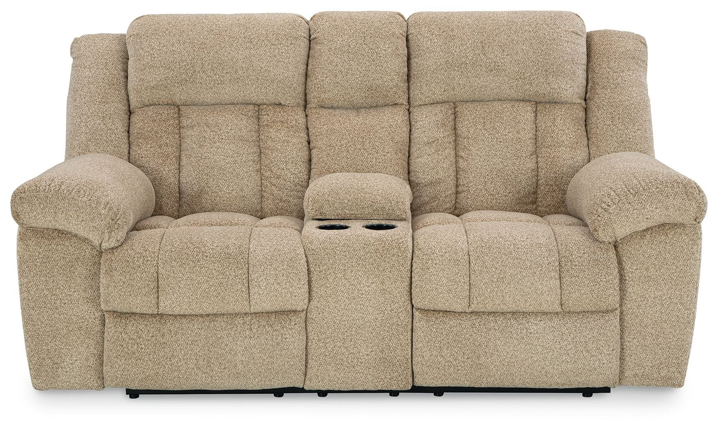 Tip - off - Power Reclining Loveseat With Console / Adj Headrest - Hornell Furniture Outlet