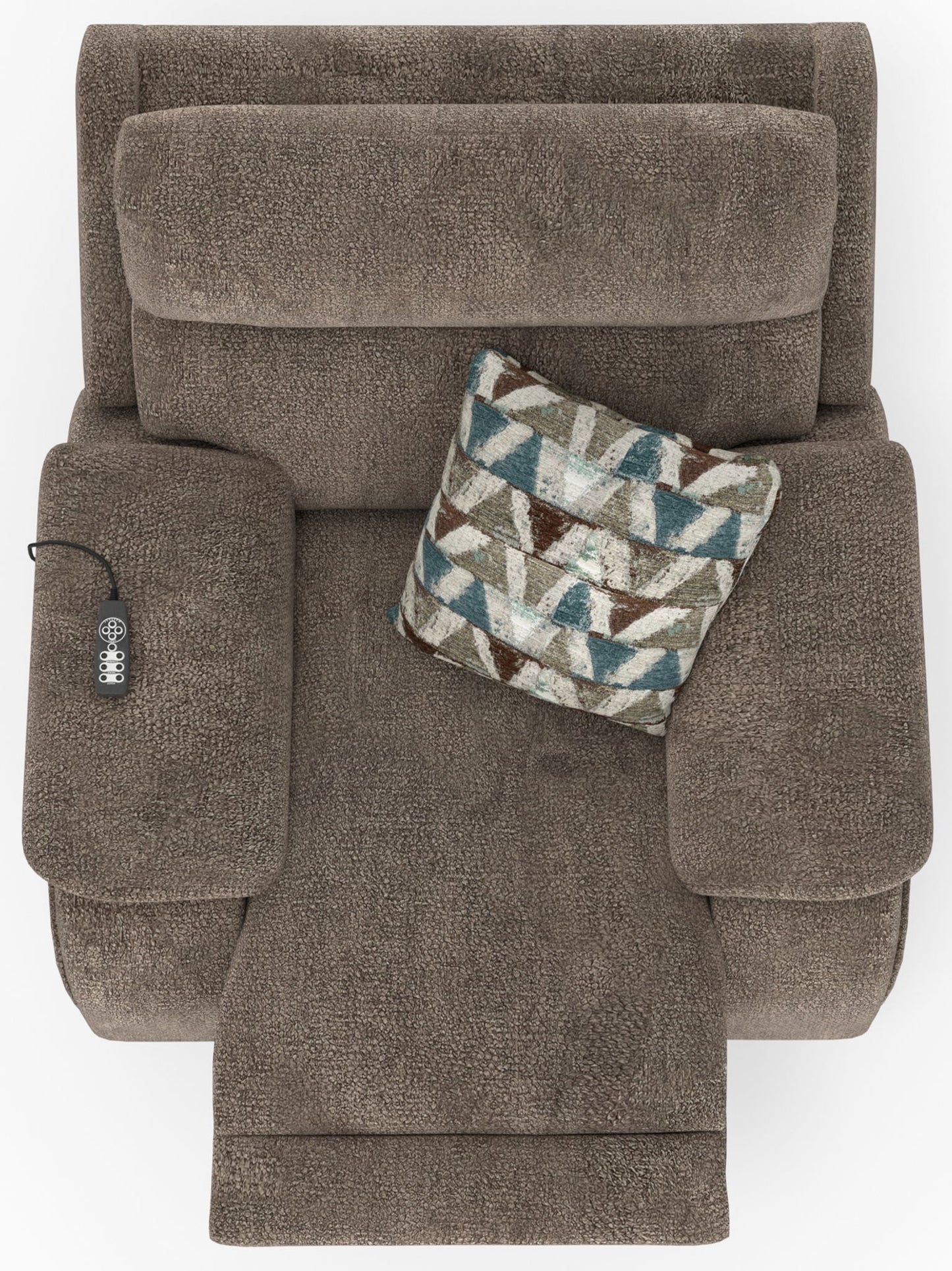 Joya - Power Lay Zero Gravity Recliner With Power Adjustable Headrest And CR3 Heat/Massage/Lumbar/ZG - Mushroom - Hornell Furniture Outlet
