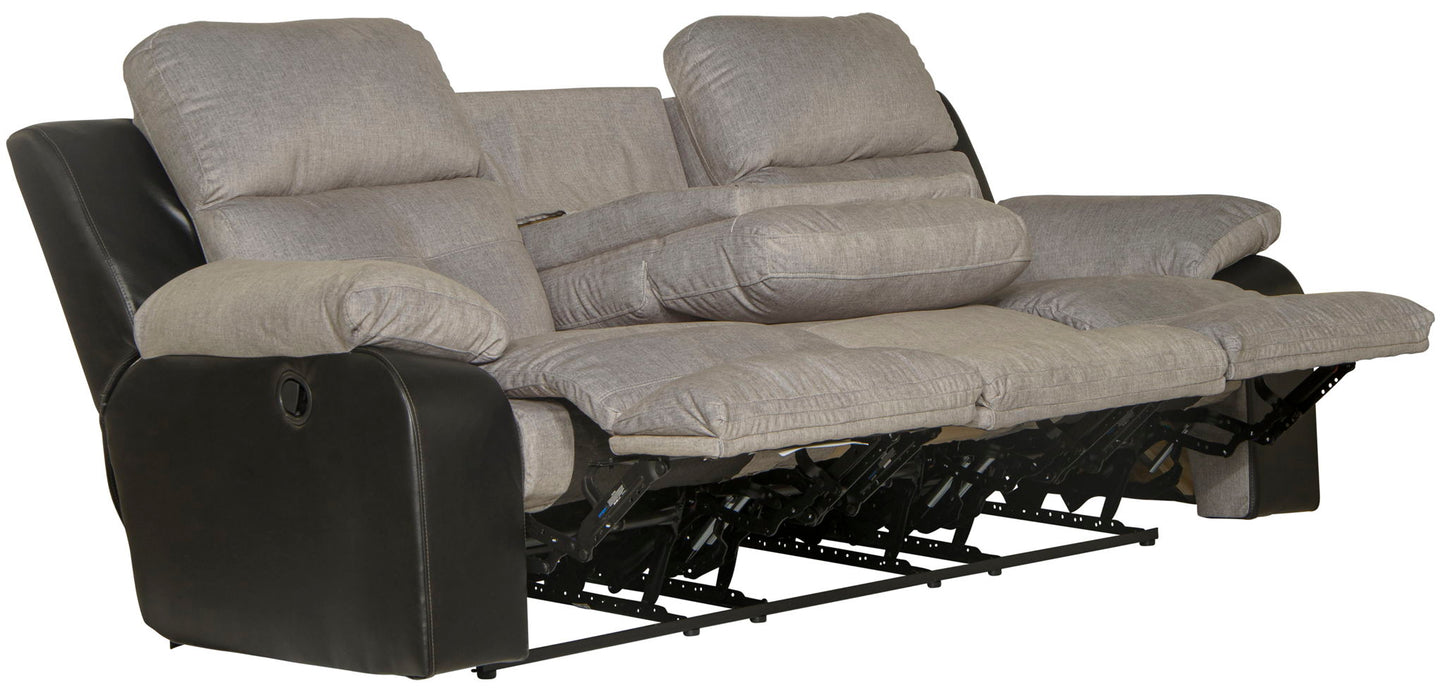 Felix - Sofa With 3 Recliners & Drop Down Table - Hornell Furniture Outlet