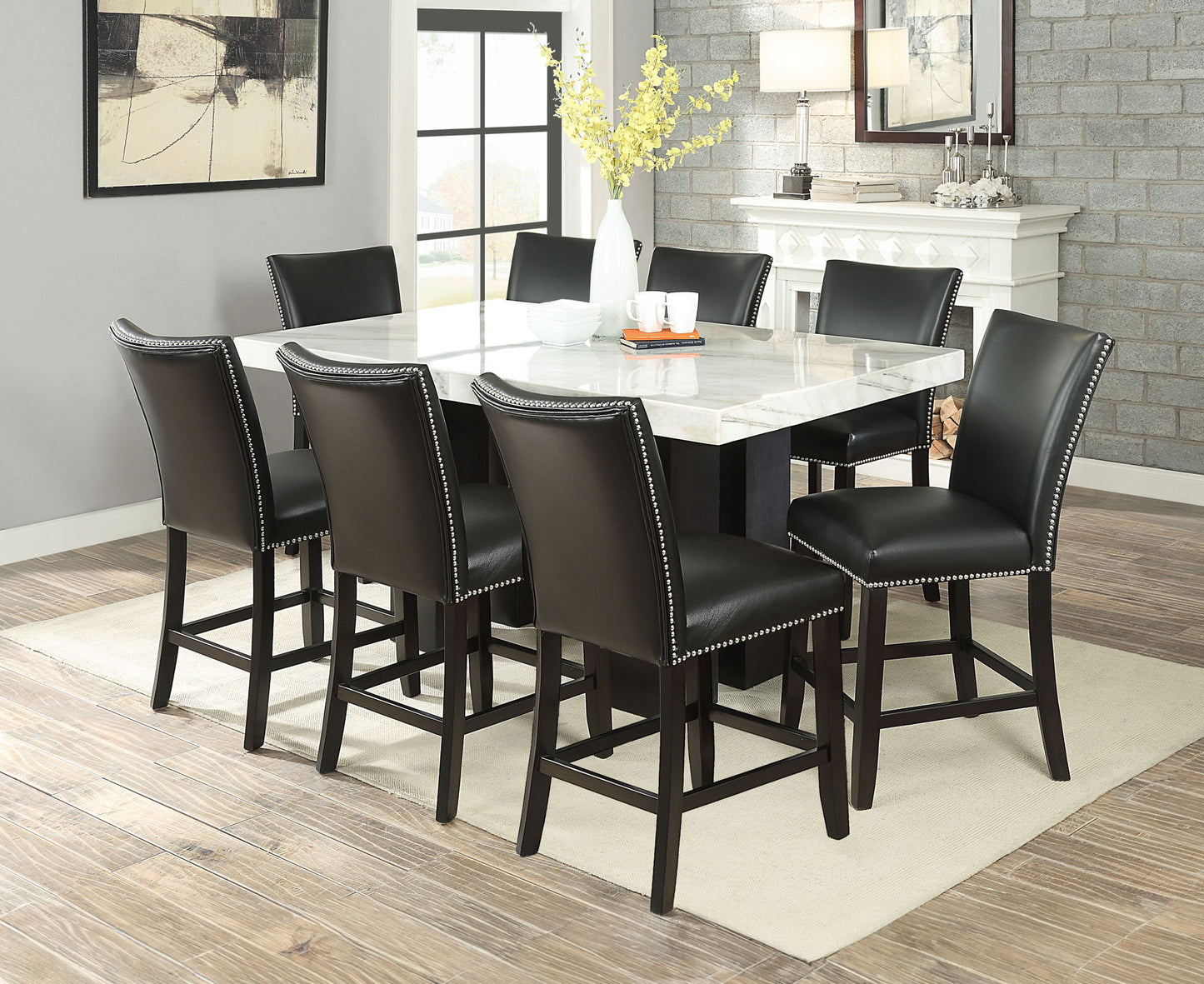 Camila - Rectangular Counter Dining Set - Hornell Furniture Outlet