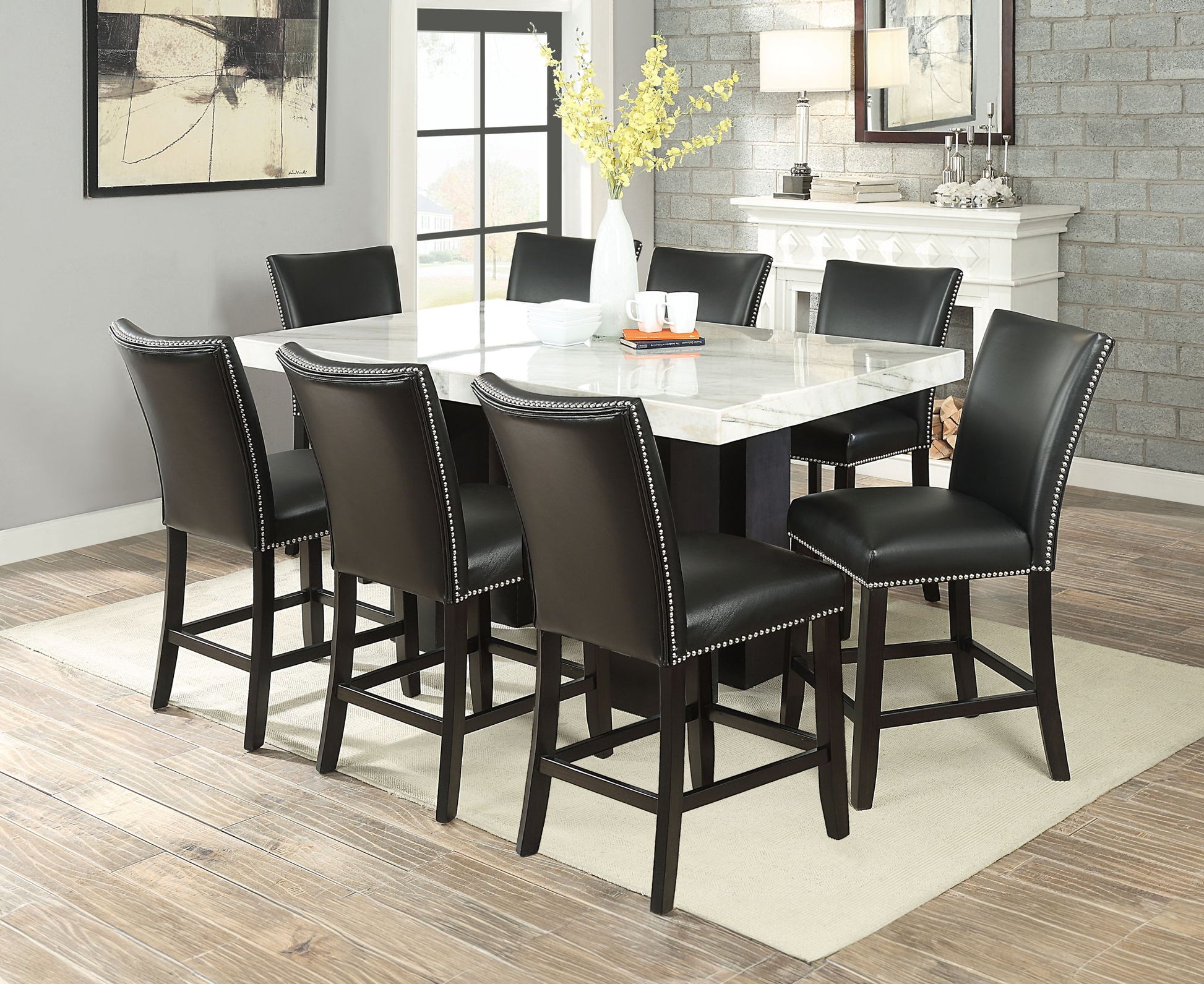 Camila - Rectangular Counter Dining Set - Hornell Furniture Outlet