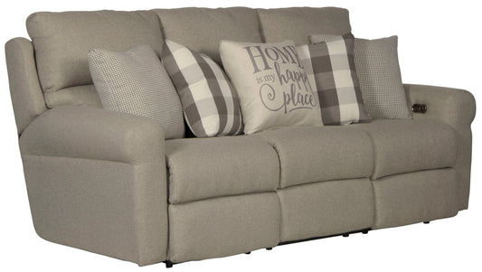 Westport - Power Lay Flat Reclining Sofa - Hornell Furniture Outlet