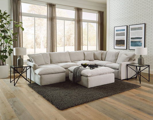 Harper - Sectional With Cocktail Ottoman - Hornell Furniture Outlet