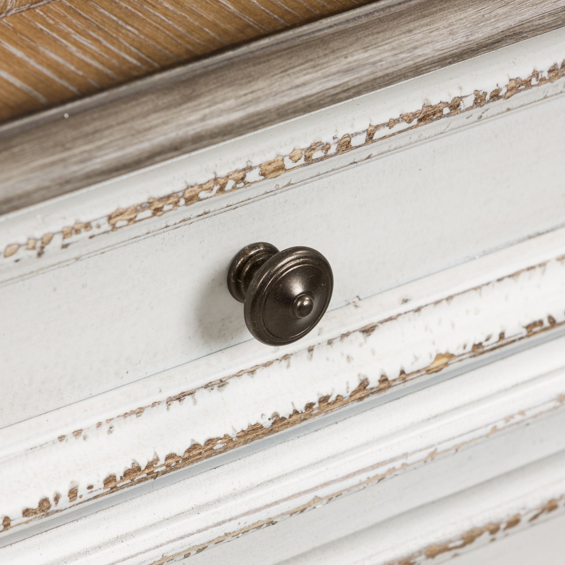 Magnolia Manor - Desk - White - Hornell Furniture Outlet