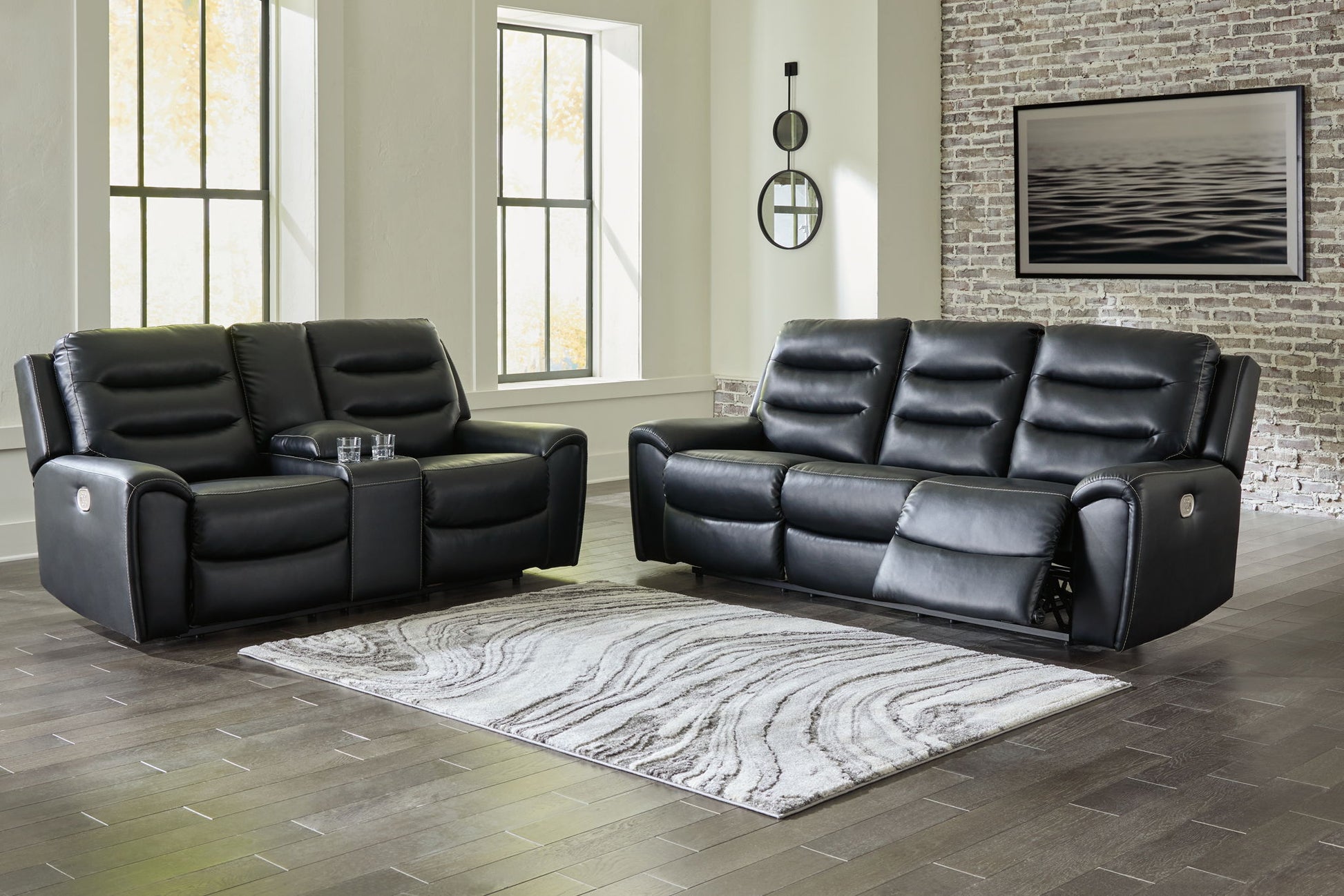 Warlin - Power Reclining Living Room Set - Hornell Furniture Outlet