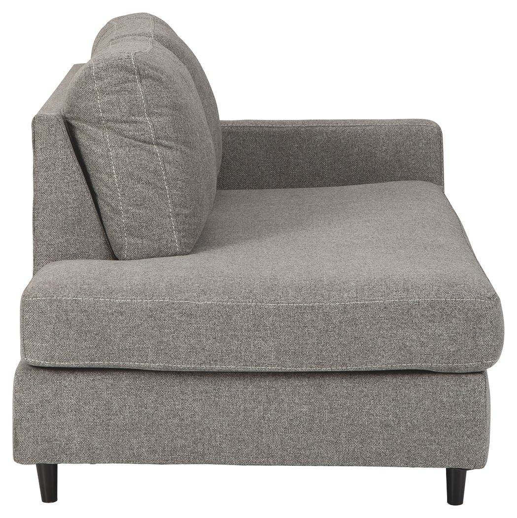 Lyman - Graphite - RAF Corner Chaise - Hornell Furniture Outlet