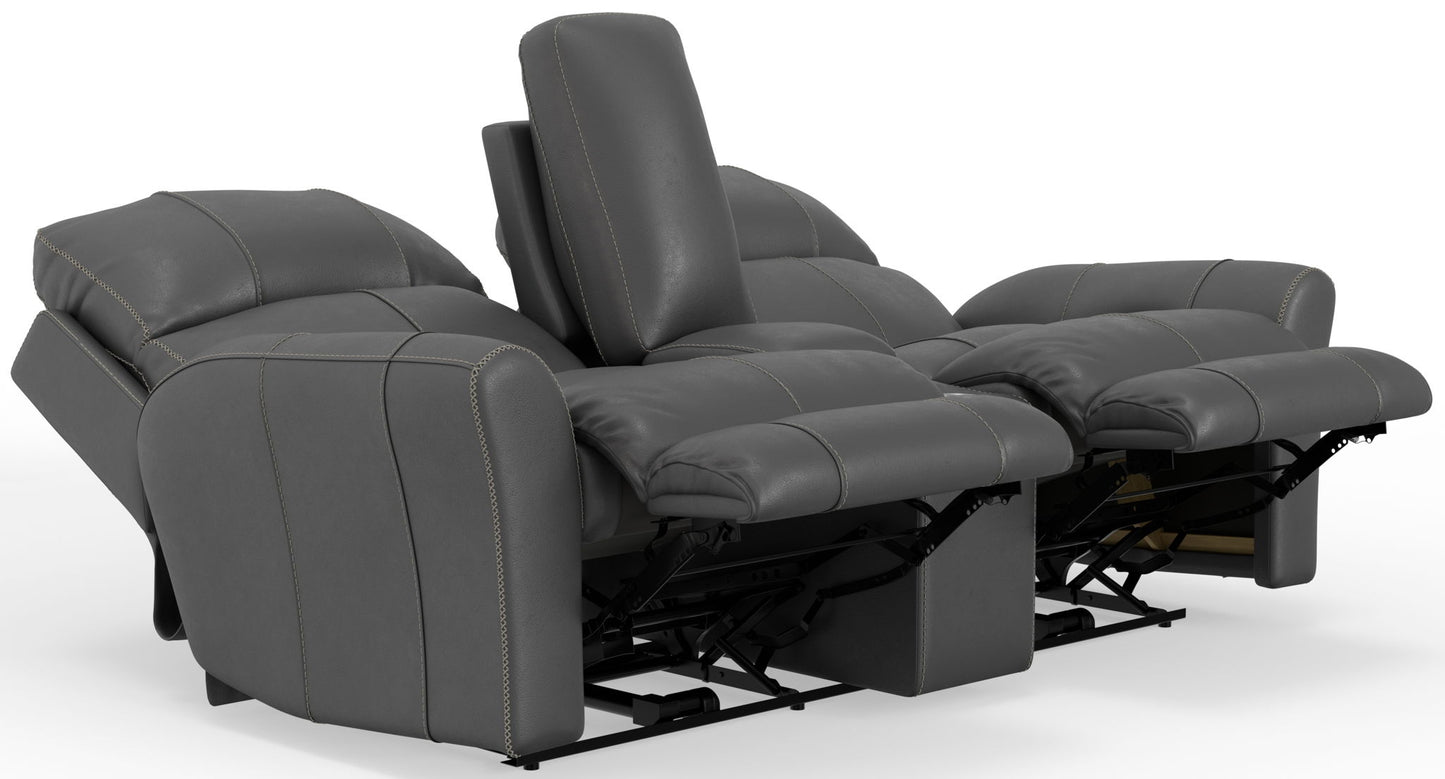 Fredda - Power Recliner Console Loveseat - Hornell Furniture Outlet