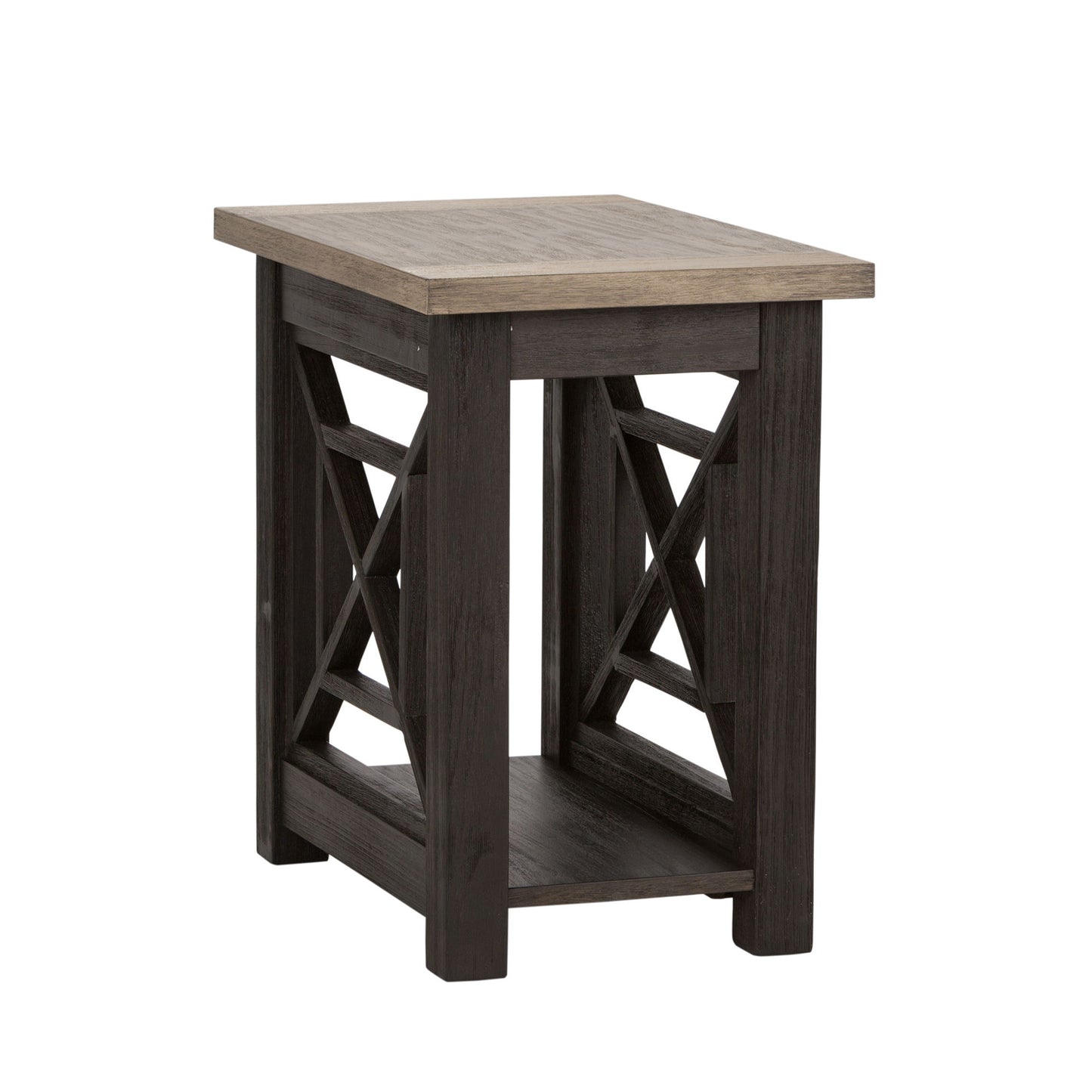 Heatherbrook - Chair Side Table - Black - Hornell Furniture Outlet