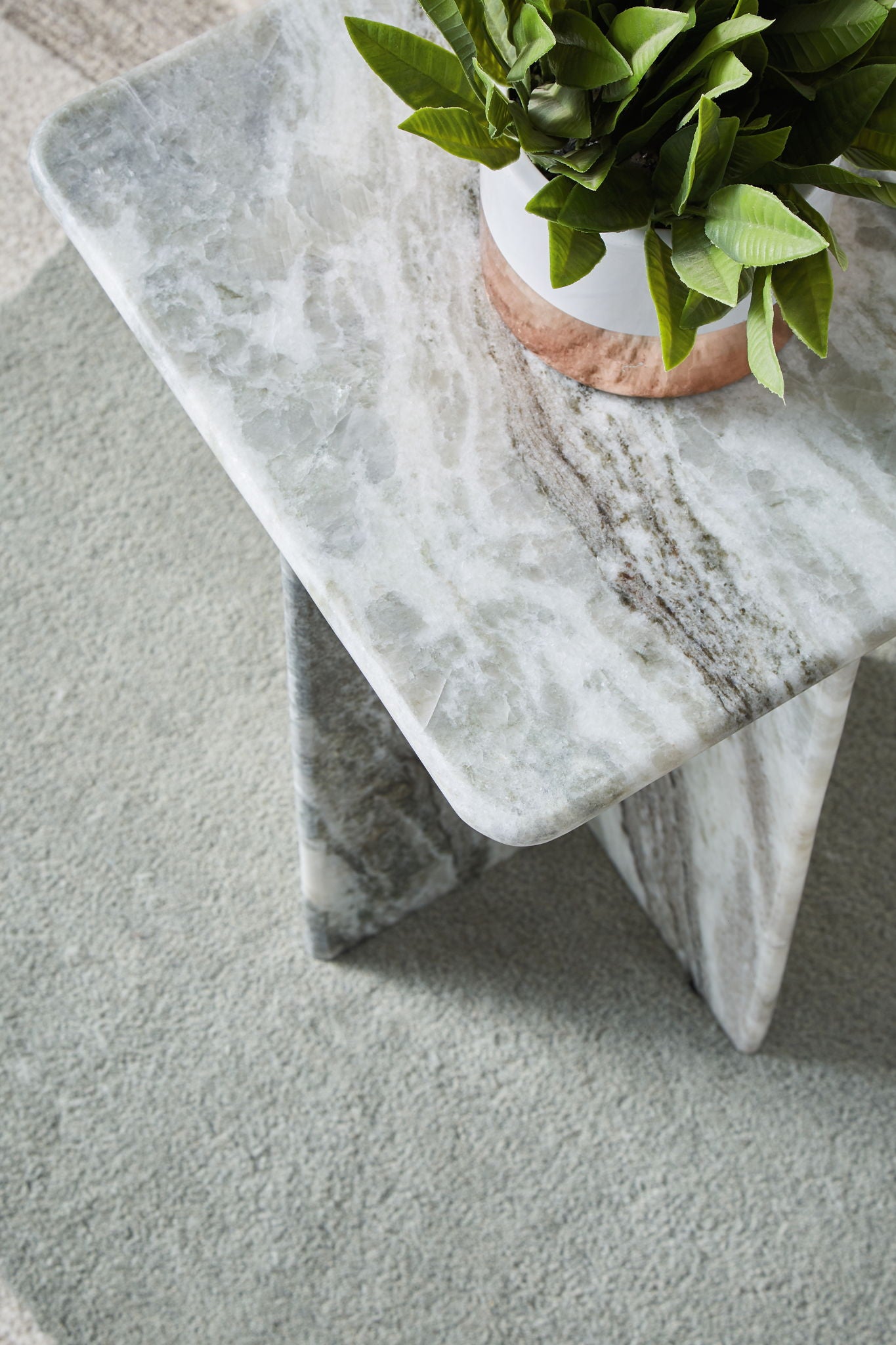 Keithwell - Gray - Square Accent Table - Hornell Furniture Outlet
