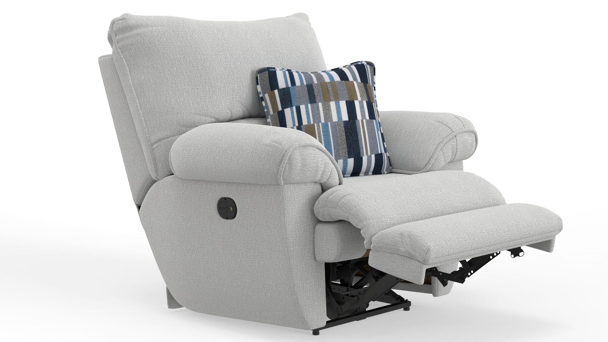 Lenny - Lay Flat Power Recliner - Hornell Furniture Outlet