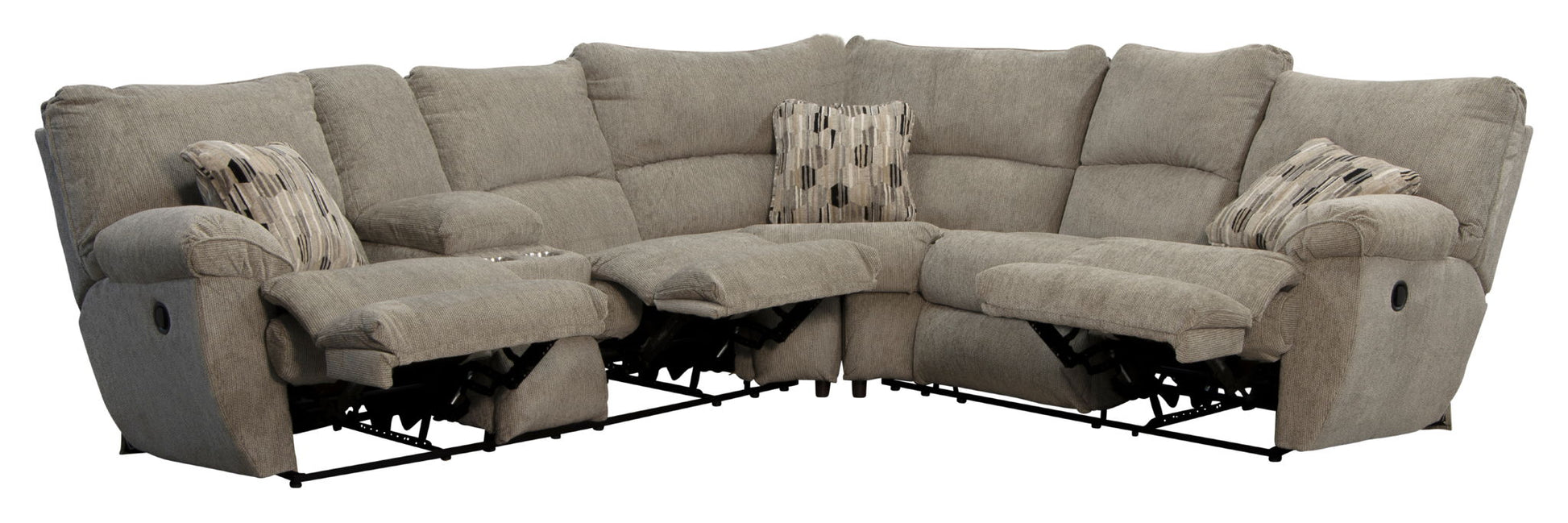 Elliott - Reclining Sectional - Hornell Furniture Outlet