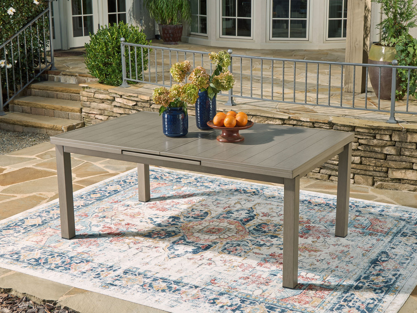 Beach Front - Beige - RECT Dining Room EXT Table - Hornell Furniture Outlet