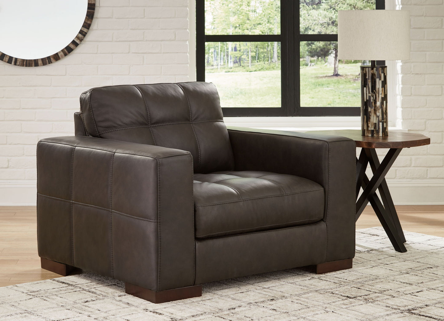 Luigi - Thunder - Chair And A Half - Hornell Furniture Outlet