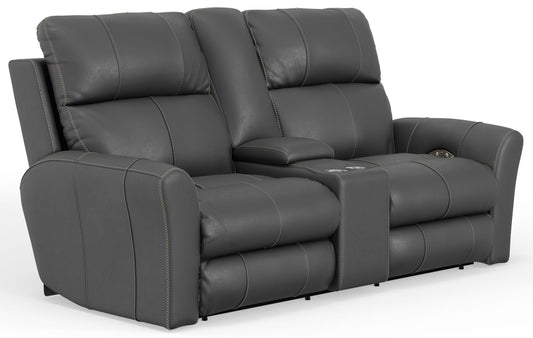 Fredda - Power Recliner Console Loveseat - Hornell Furniture Outlet