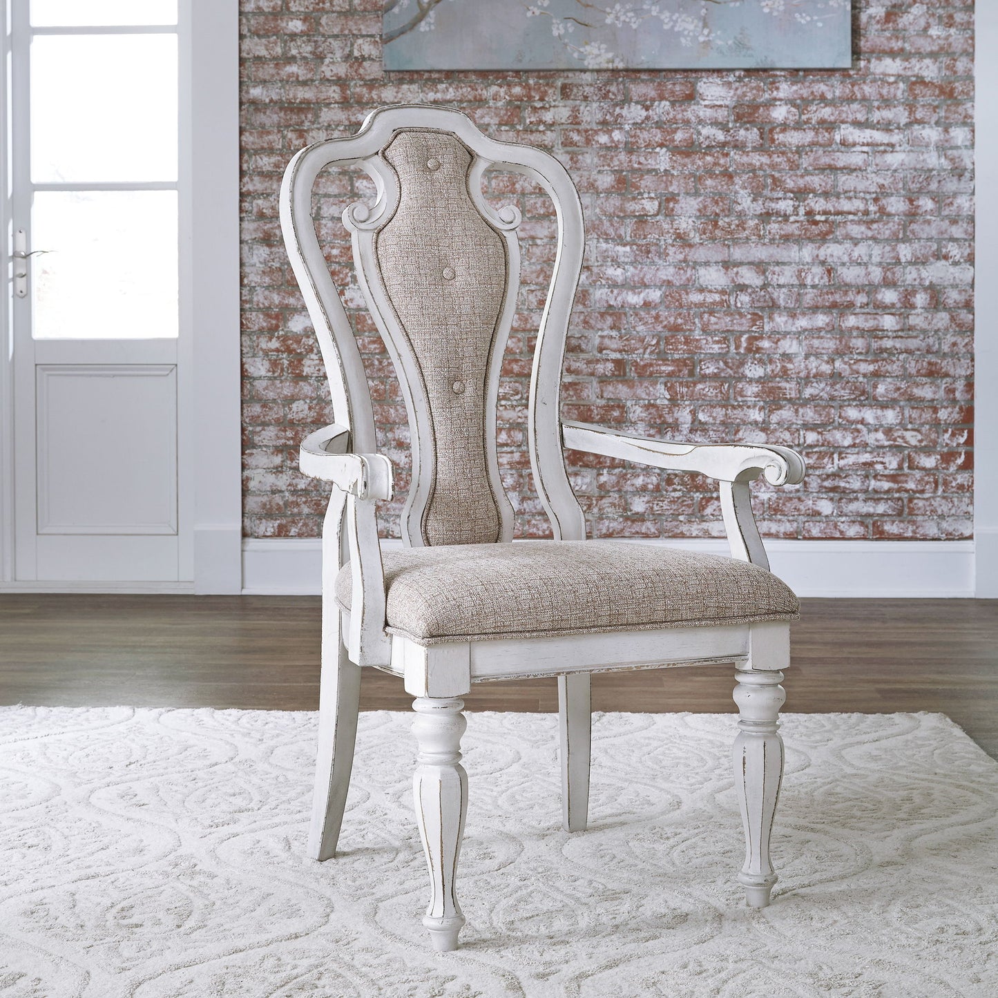 Magnolia Manor - Splat Back Upholstered Chair - Hornell Furniture Outlet