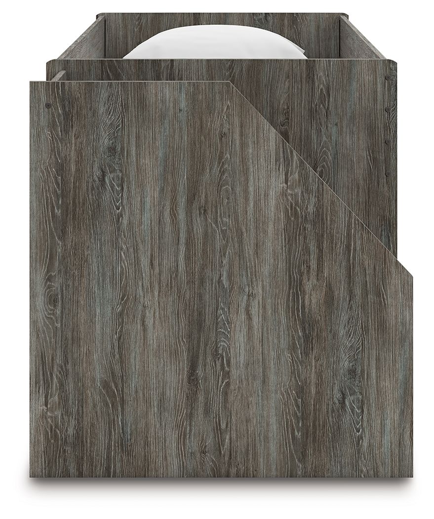 Frandern - Gray - Twin Over Twin Loft Bed - Hornell Furniture Outlet