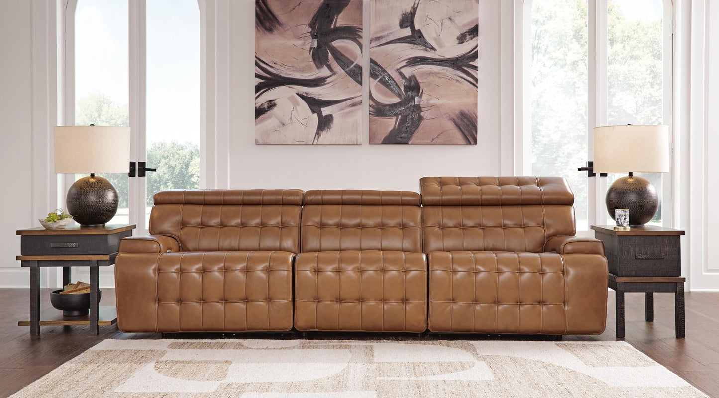 Temmpton - Power Reclining Sectional - Hornell Furniture Outlet
