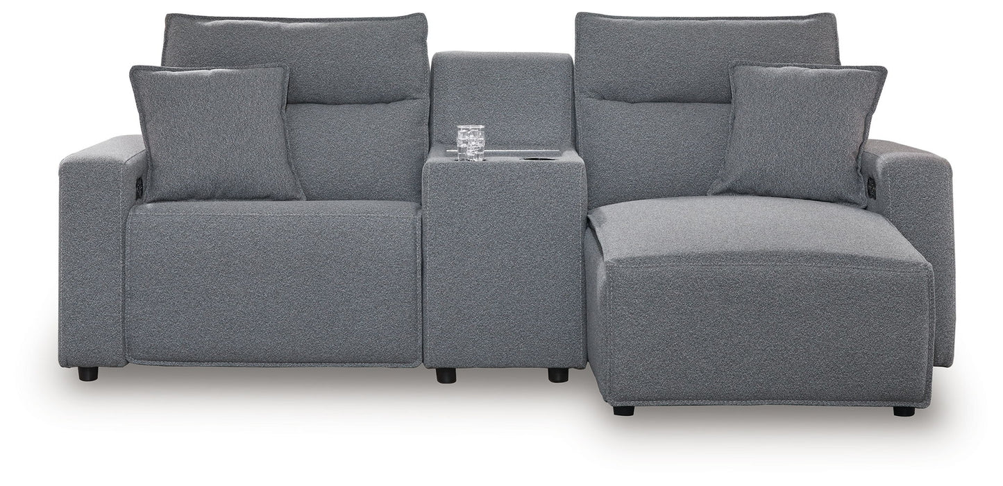 ModMax II - Salt And Pepper - Reclining Sectional - Hornell Furniture Outlet