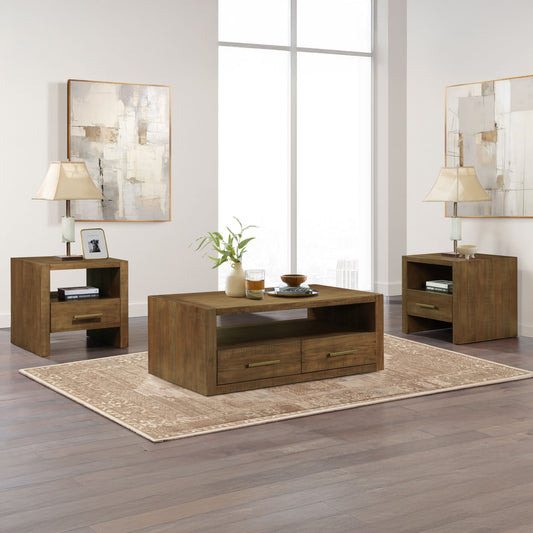 Garland - 3 Piece Table Set, Wood Top - Hornell Furniture Outlet