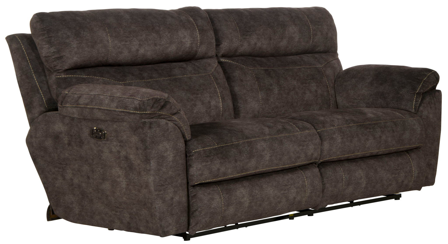 Sedona - Power Headrest With Lumbar Lay Flat Reclining Sofa - Hornell Furniture Outlet