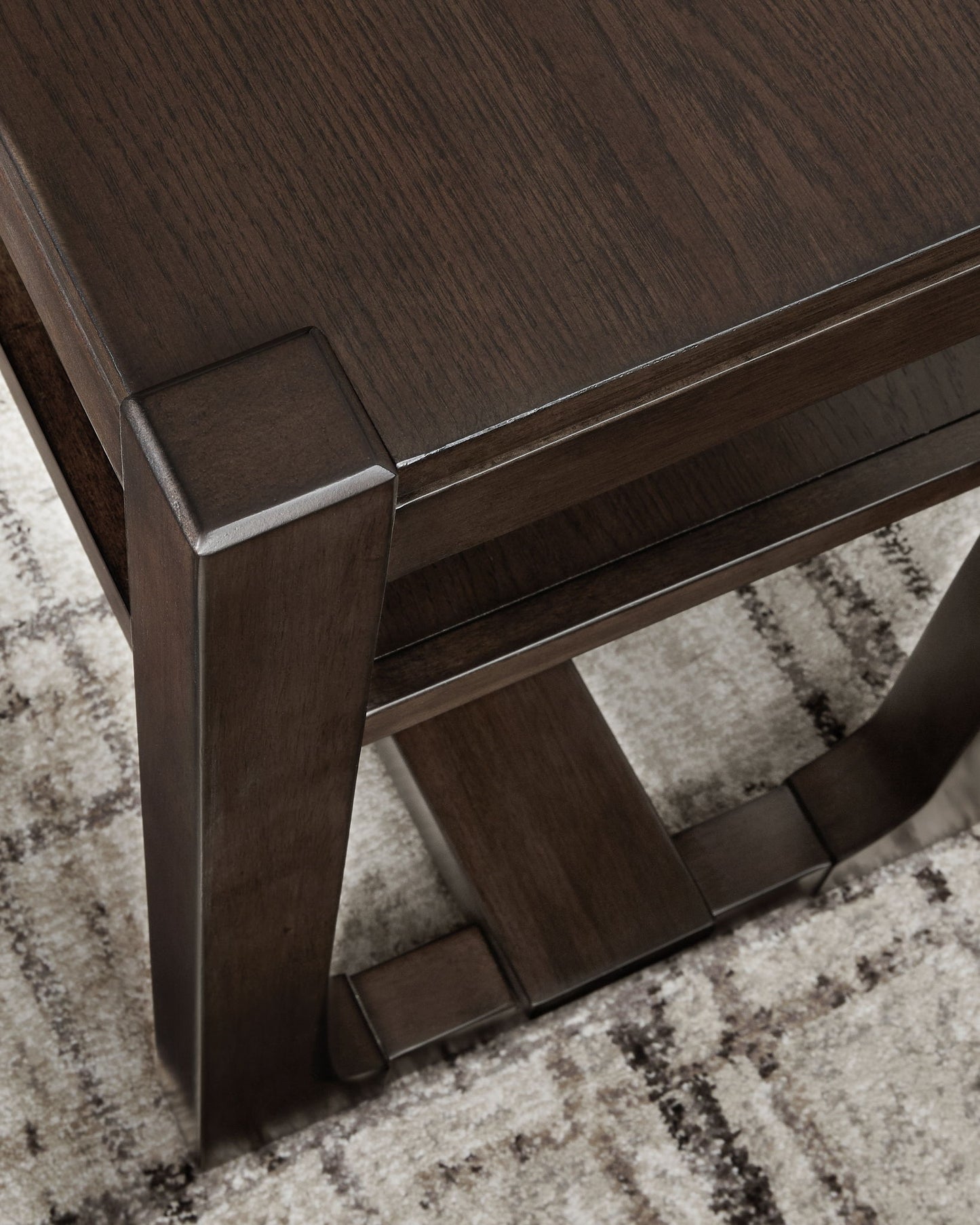 Breckington - Dark Brown - Sofa Table - Hornell Furniture Outlet