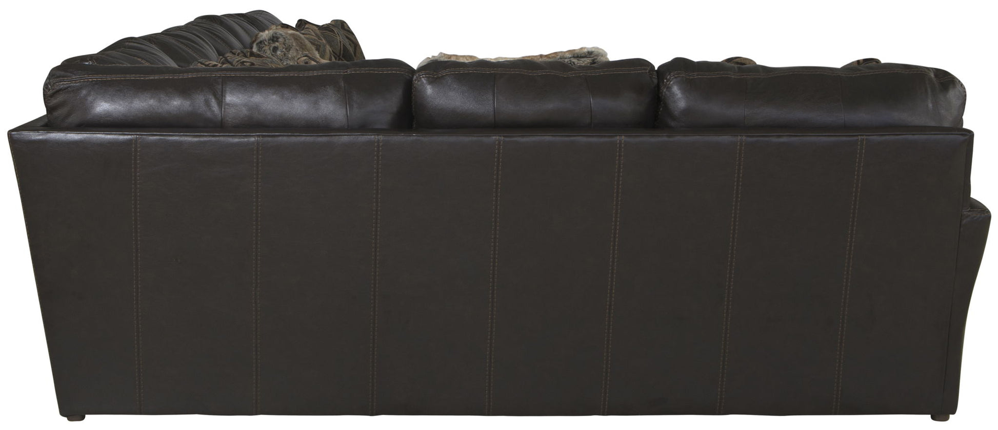 Denali - Italian Leather Match Sectional - Hornell Furniture Outlet