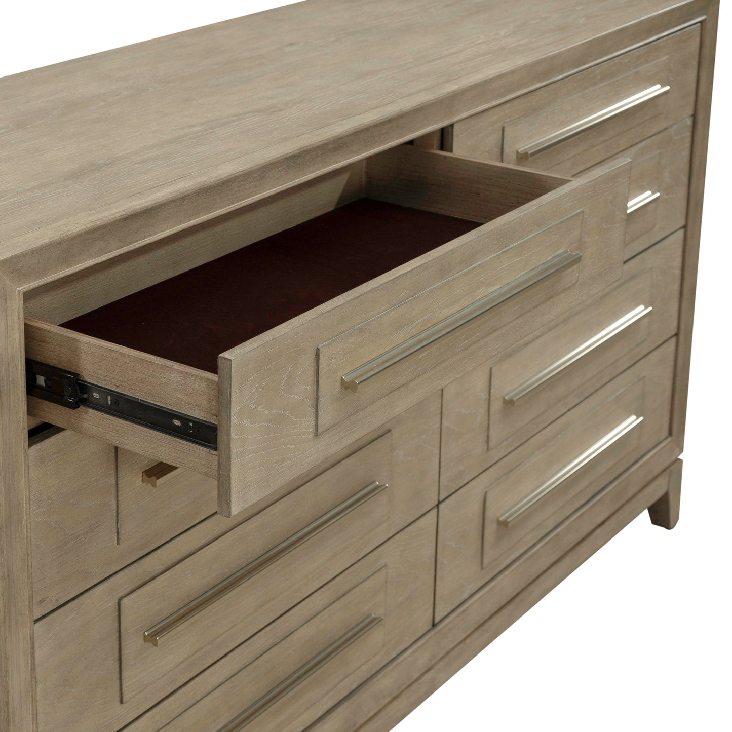 Brentwood - 8 Drawer Dresser - Sandstone - Hornell Furniture Outlet