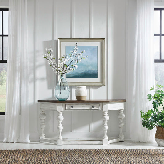 River Place - Accent Console Table - White - Hornell Furniture Outlet