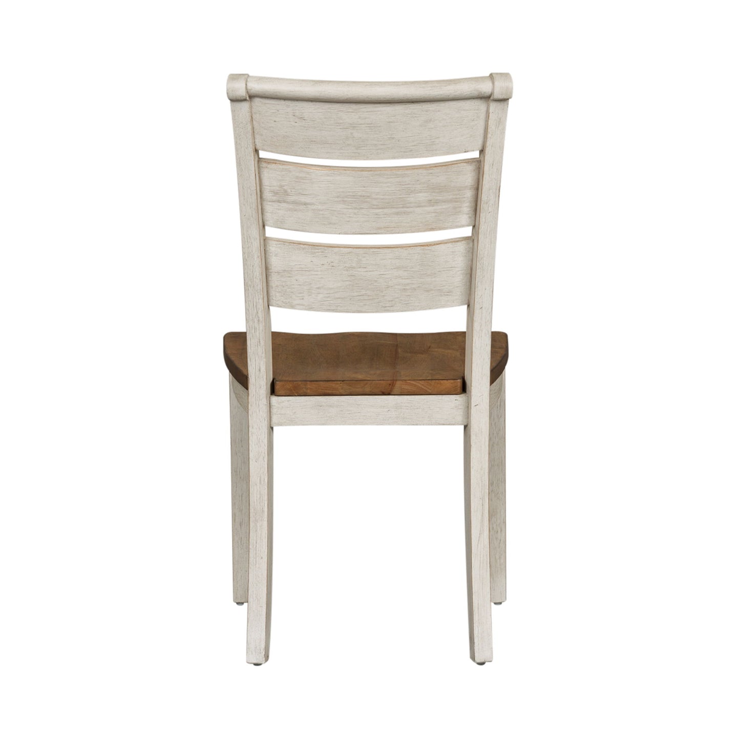 Farmhouse Reimagined - Ladder Back Side Chair - White - Hornell Furniture Outlet