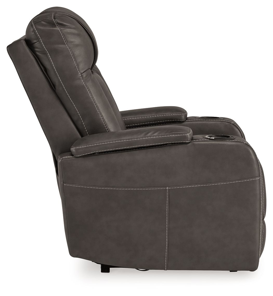 Feazada - Power Recliner With Adj Headrest - Hornell Furniture Outlet
