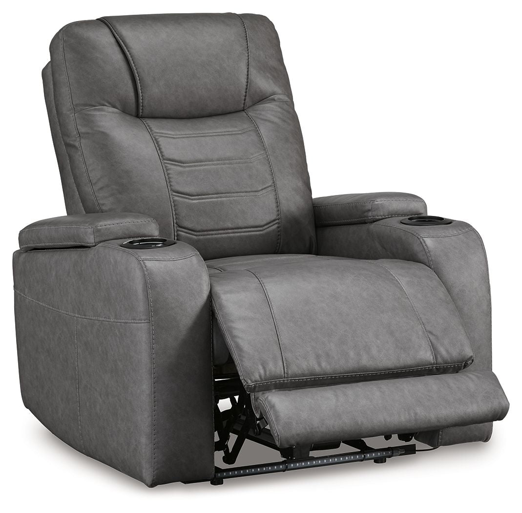 Schooner Rocks - Power Recliner / Adj Headrest - Hornell Furniture Outlet