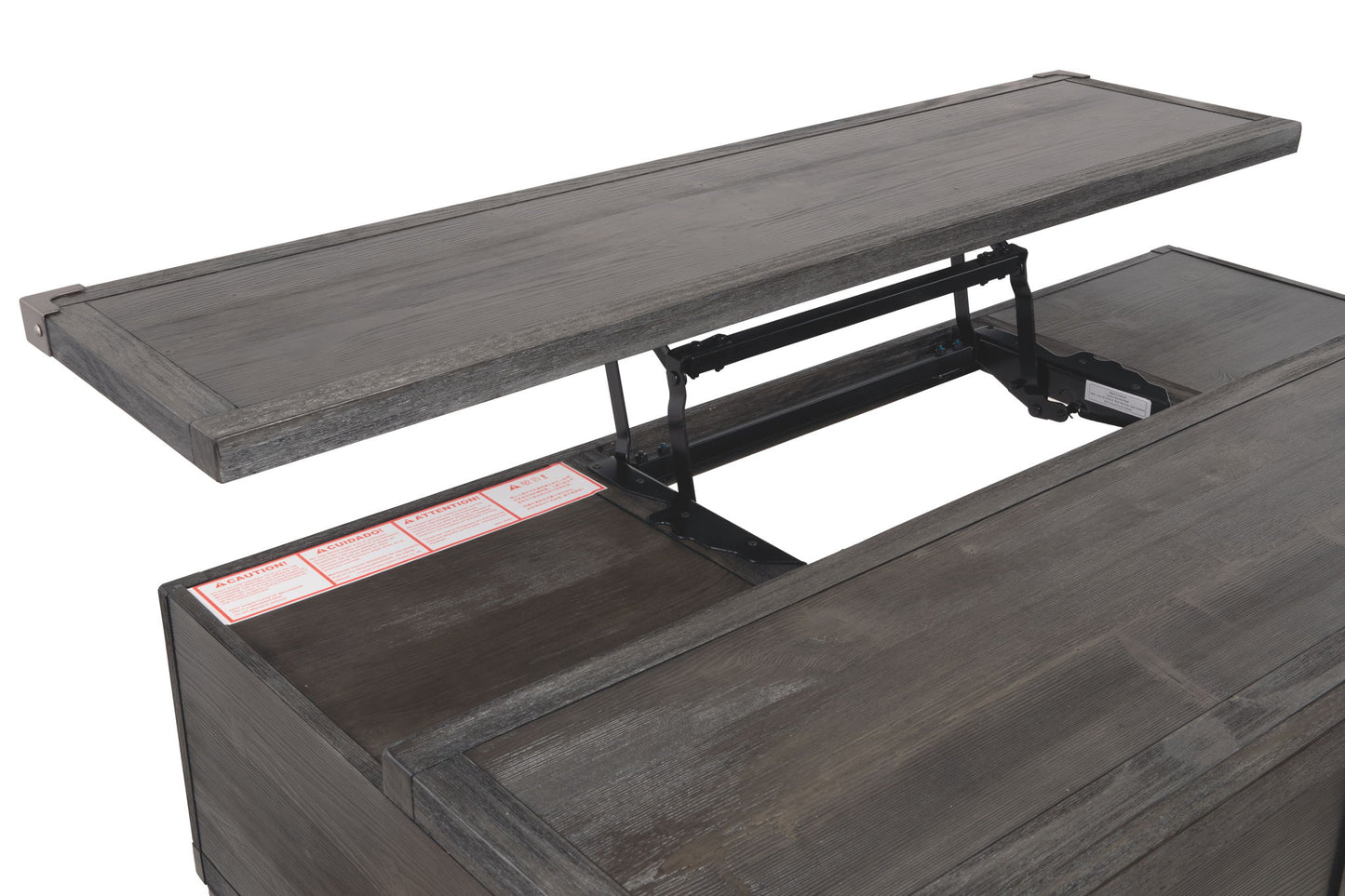 Todoe - Dark Gray - Lift Top Cocktail Table - Hornell Furniture Outlet