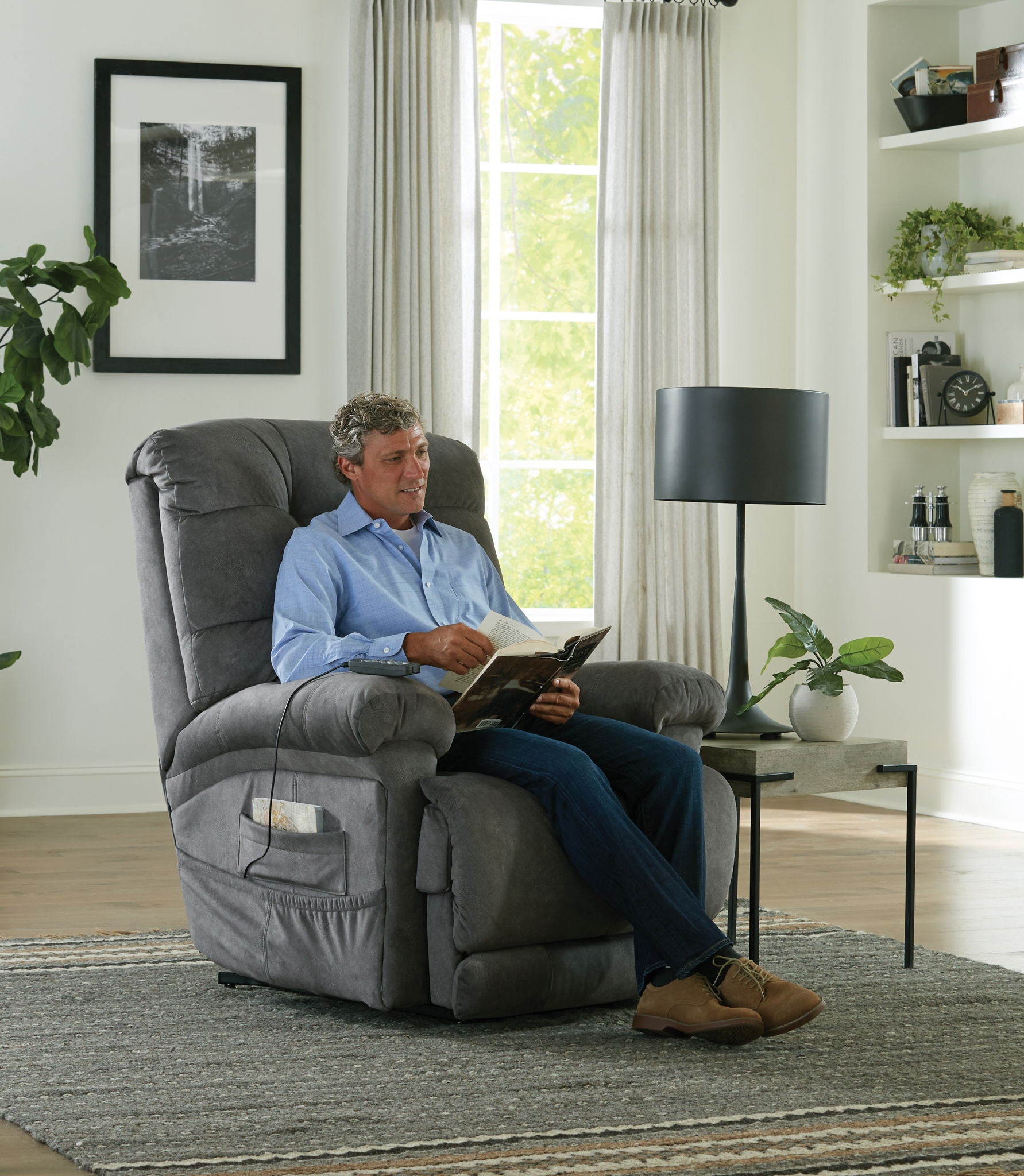 Longevity - Power Lift Reclining With Dual Motor - Hornell Furniture Outlet