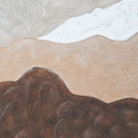 Fanthorne - Tan / Brown / White - Wall Art - Hornell Furniture Outlet