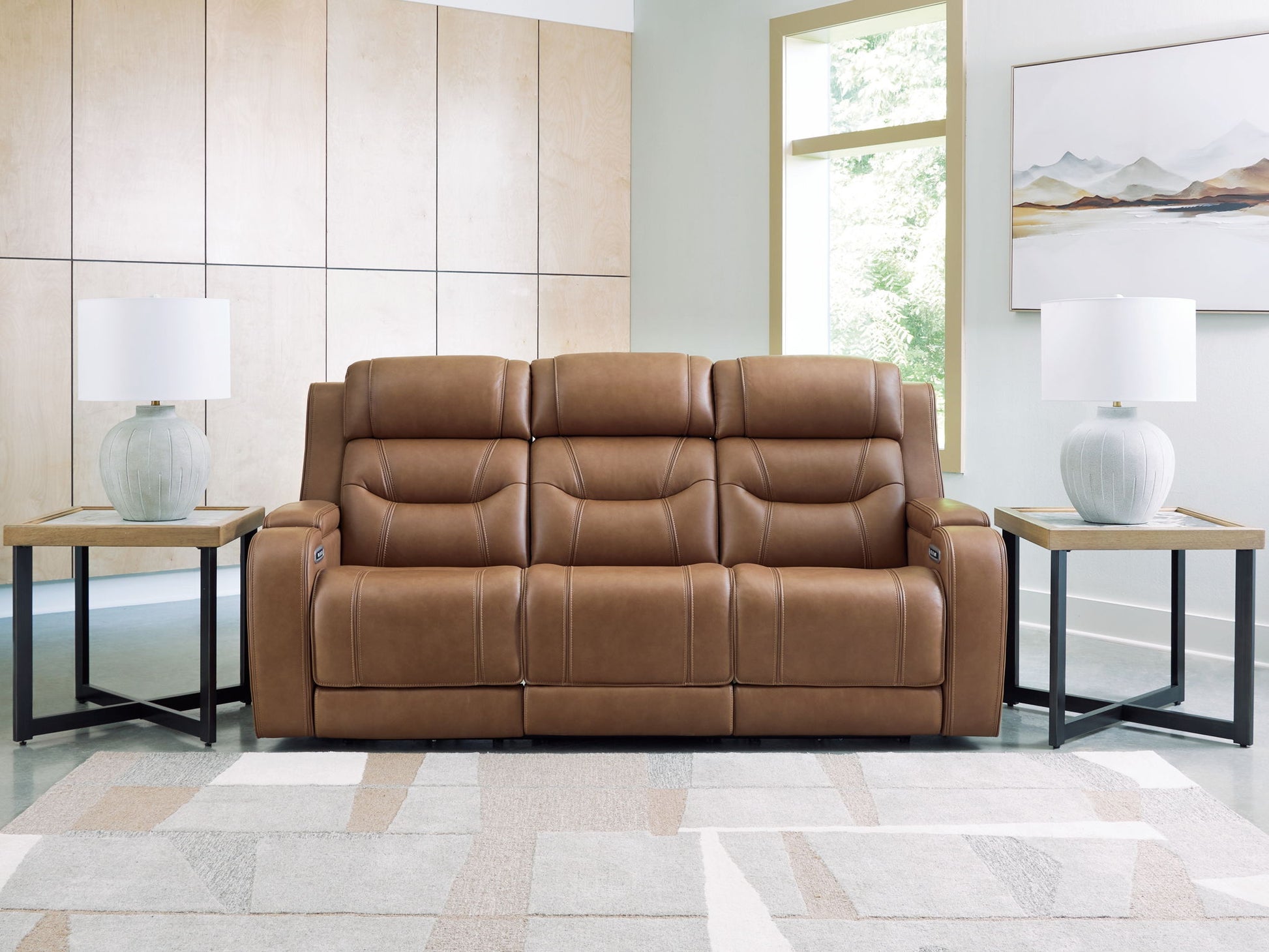 Knightington - Power Reclining Sofa With Audio Seating - Hornell Furniture Outlet