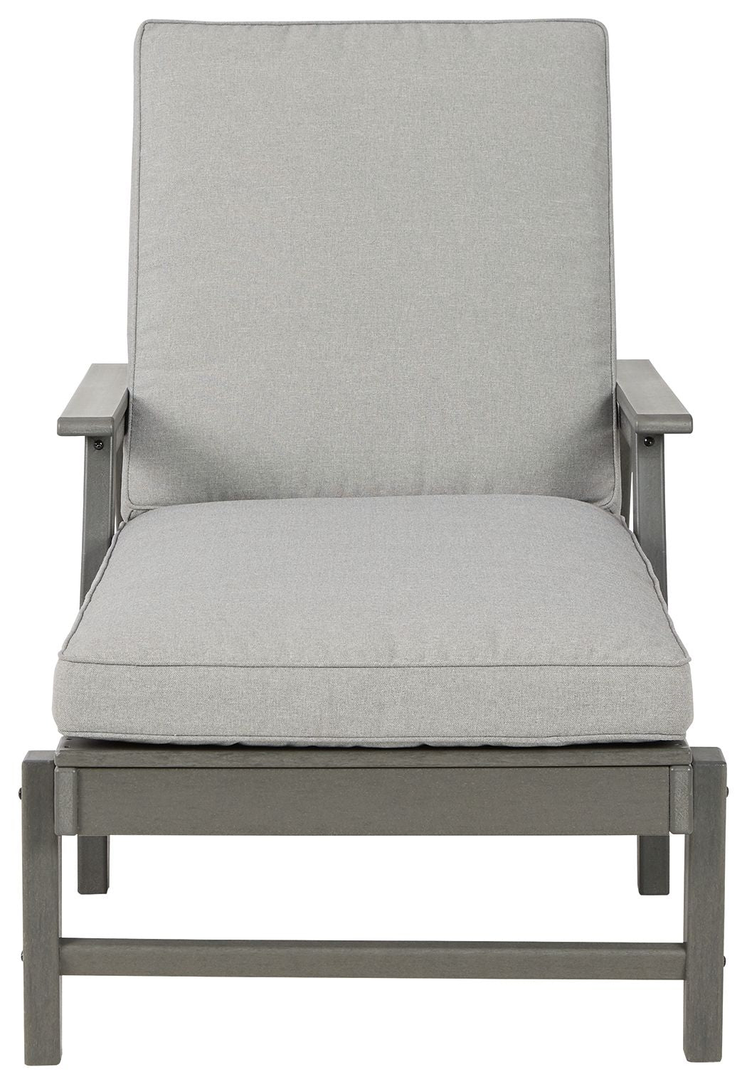 Visola - Gray - Chaise Lounge with Cushion - Hornell Furniture Outlet