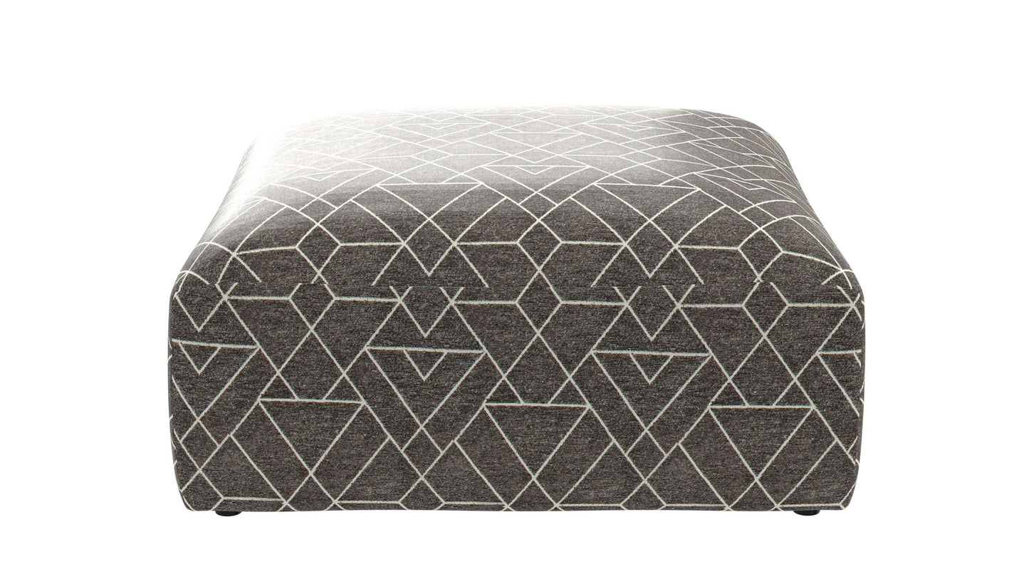 Reddington - Cocktail Ottoman - Umber - Hornell Furniture Outlet