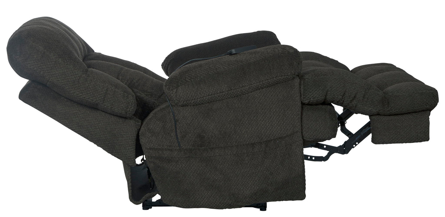 Sterling - Power Headrest/Lumbar Power Lay Flat Recliner With Heat & Massage - Hornell Furniture Outlet