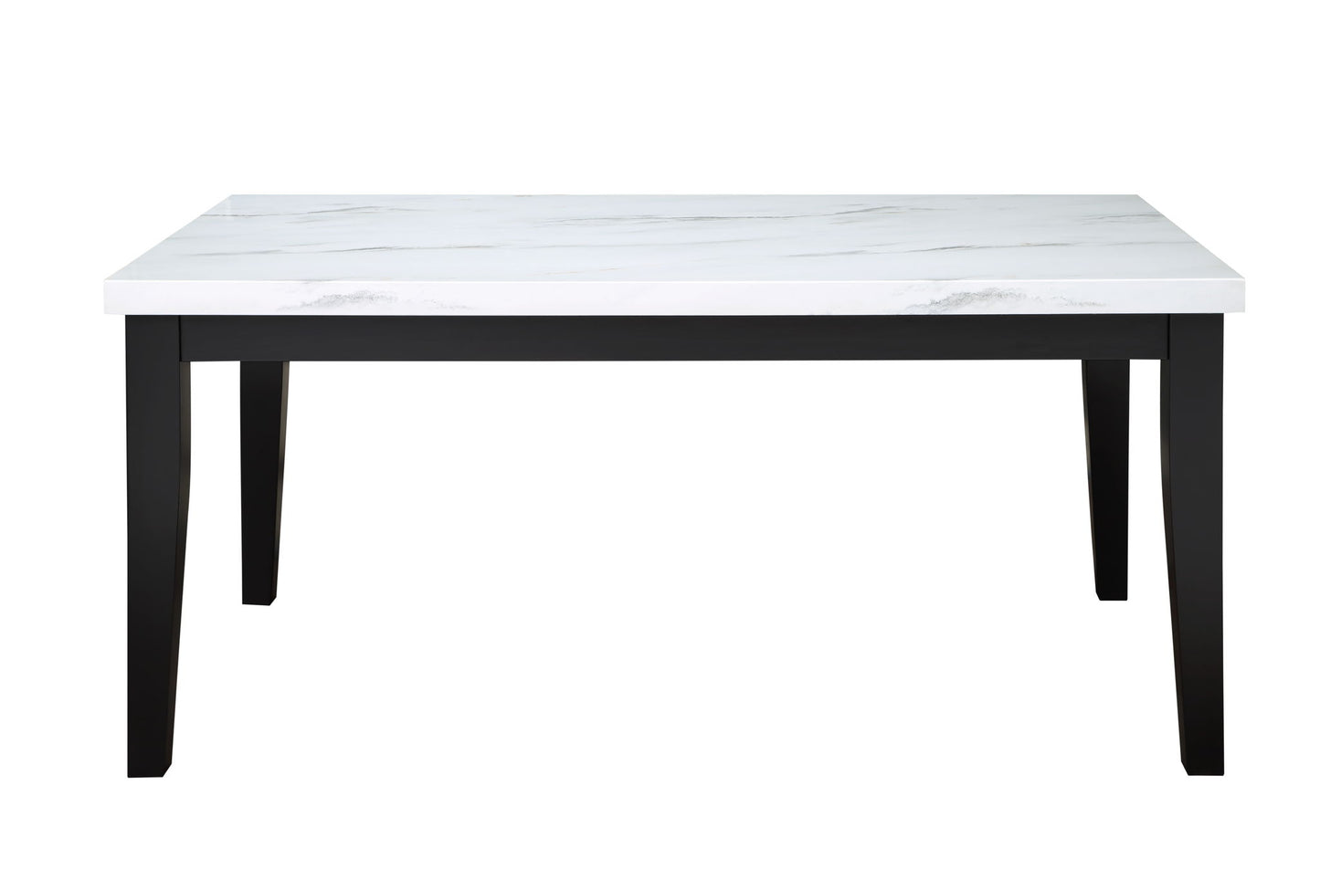Sterling - Faux Marble Top Dining Table - White - Hornell Furniture Outlet
