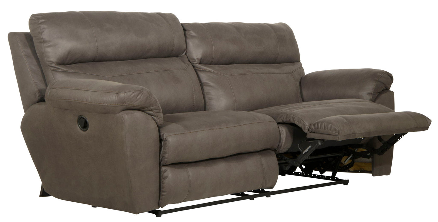 Atlas - Reclining Sofa - Charcoal - Hornell Furniture Outlet