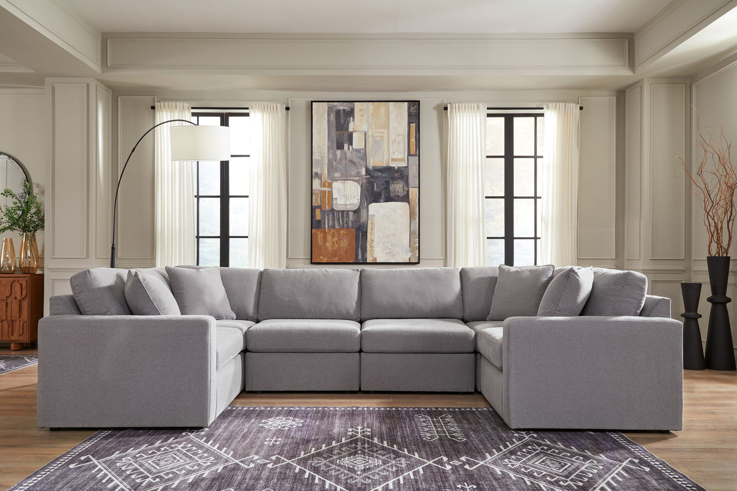 Modmax - Granite - Sectional - Hornell Furniture Outlet