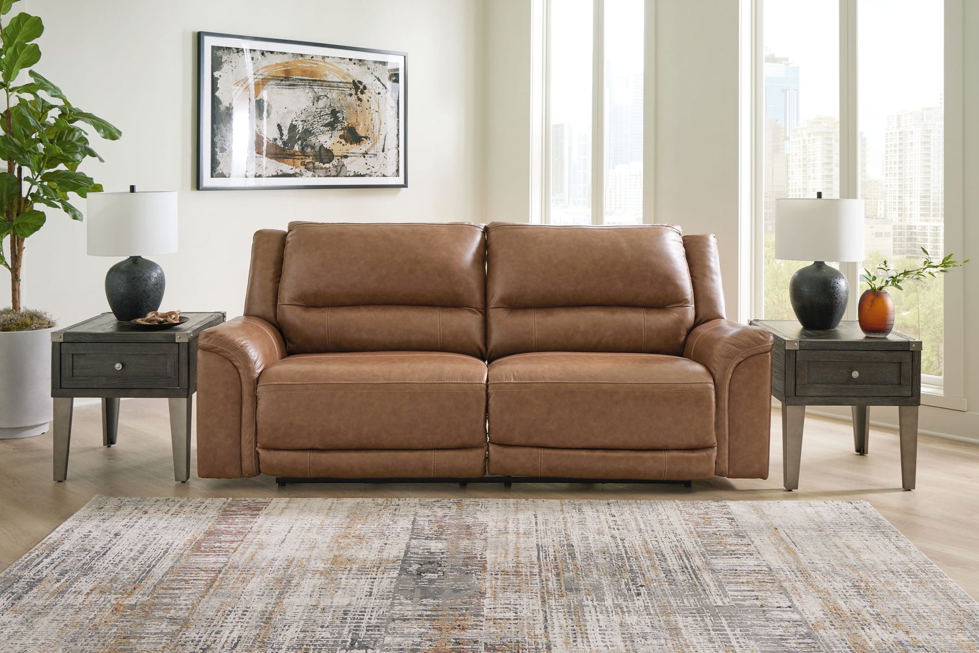 Trasimeno - Power Reclining Living Room Set - Hornell Furniture Outlet